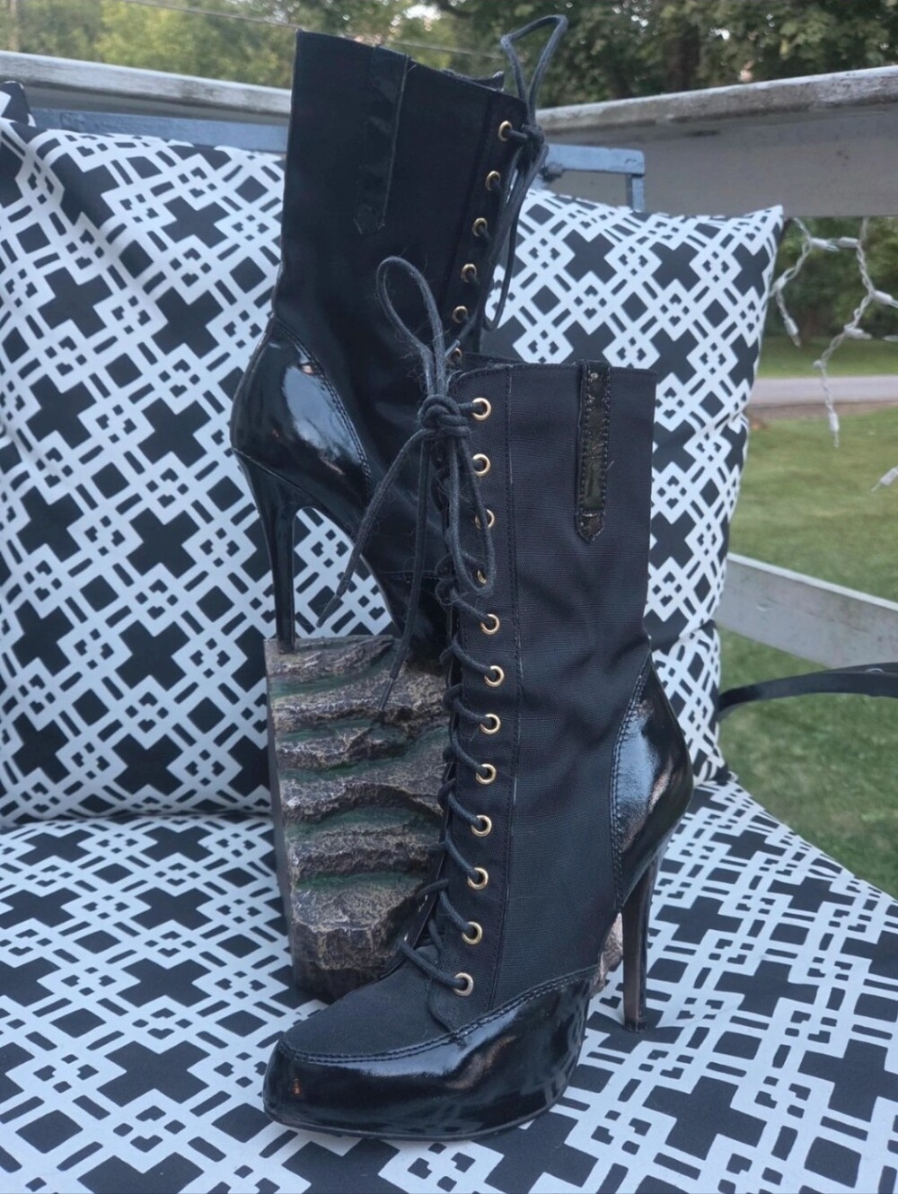 Steve Madden Sergeant Stiletto Boots